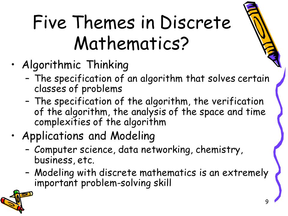 9 Five Themes in Discrete Mathematics.