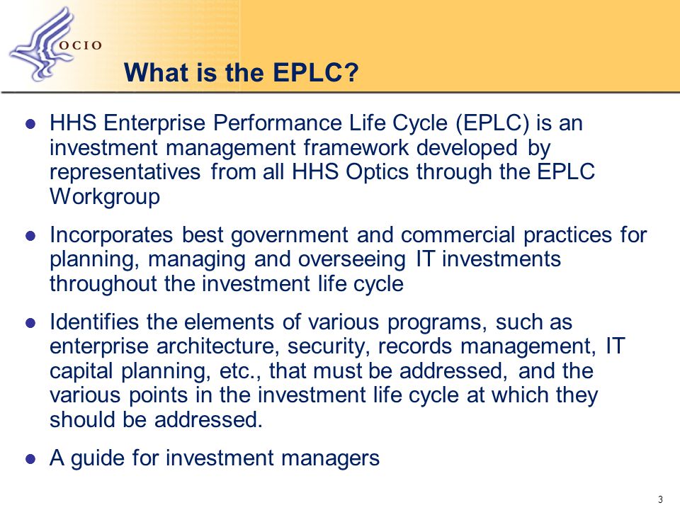 What is the EPLC.