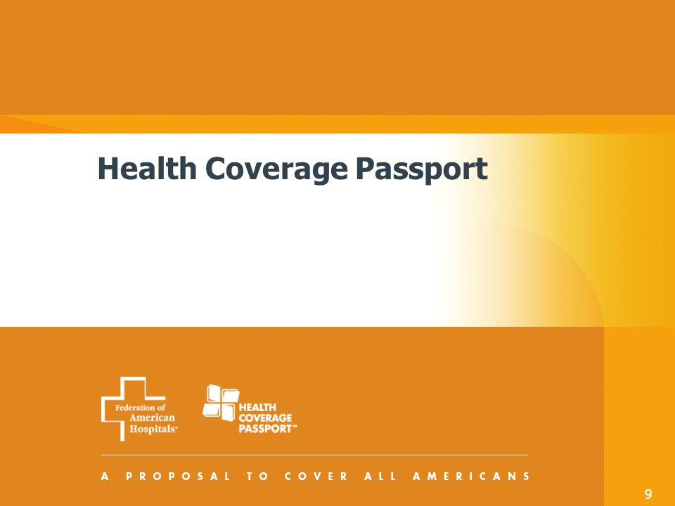 9 Health Coverage Passport