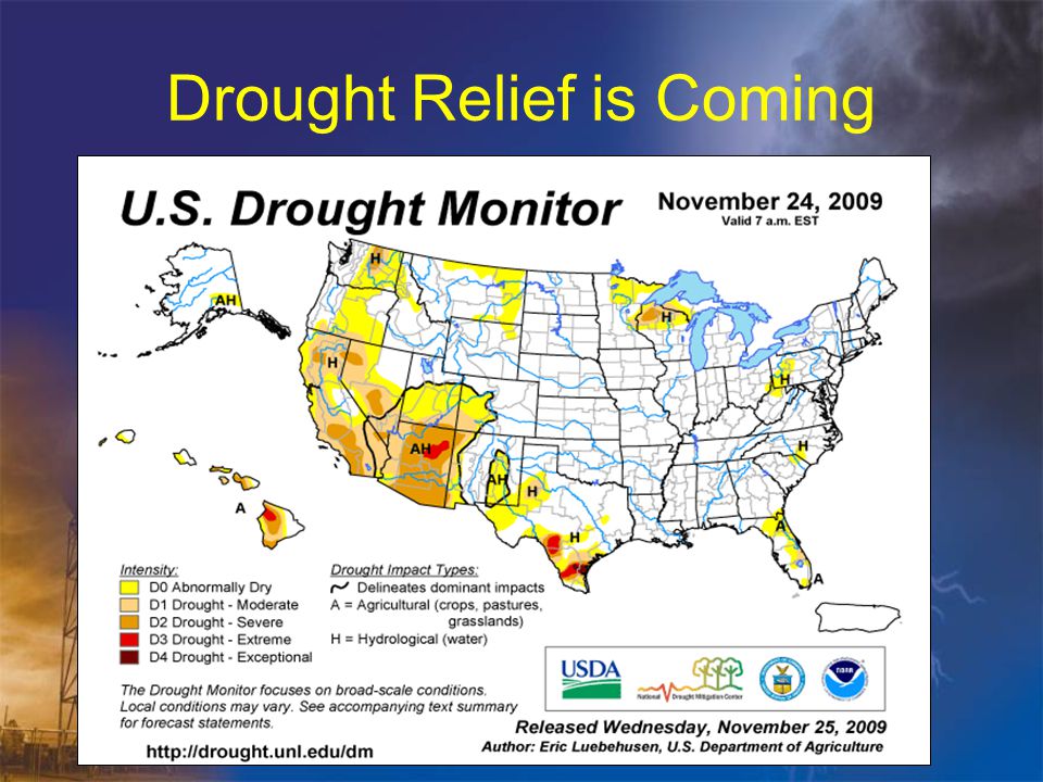 Drought Relief is Coming