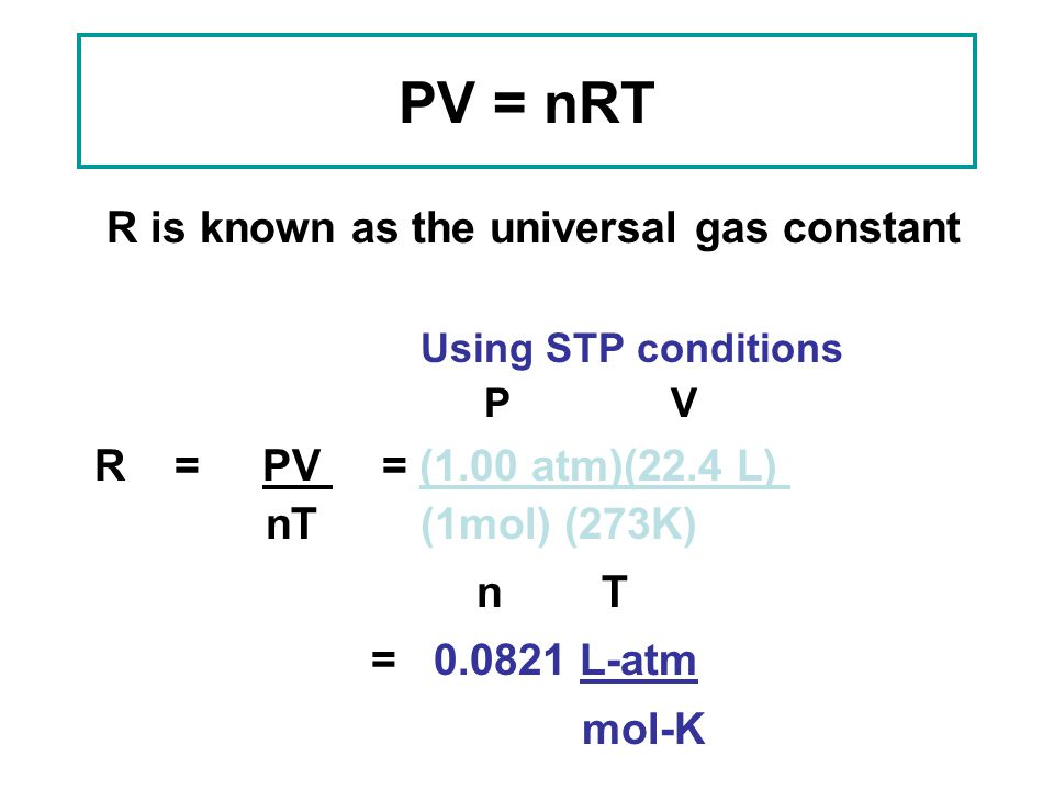 universal gas constant,pressure,volume