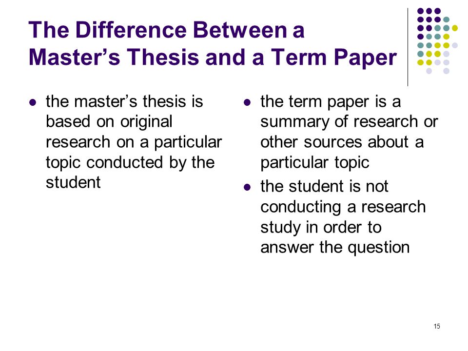 difference between thesis and dissertation paper difference between thesis and dissertation paper