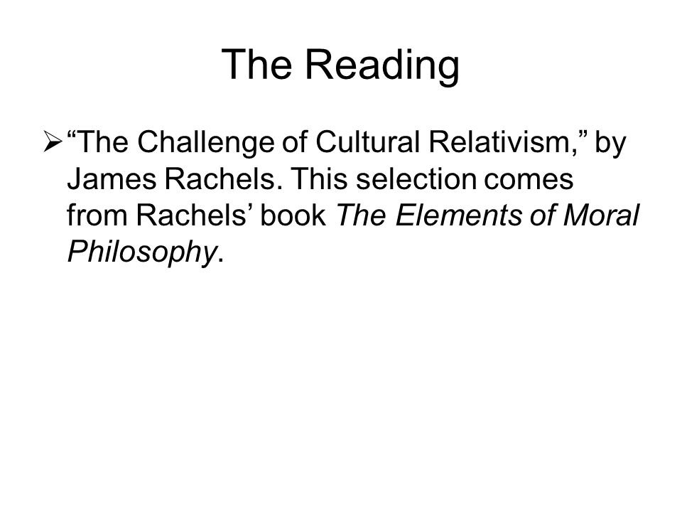 Cultural Relativism Essay