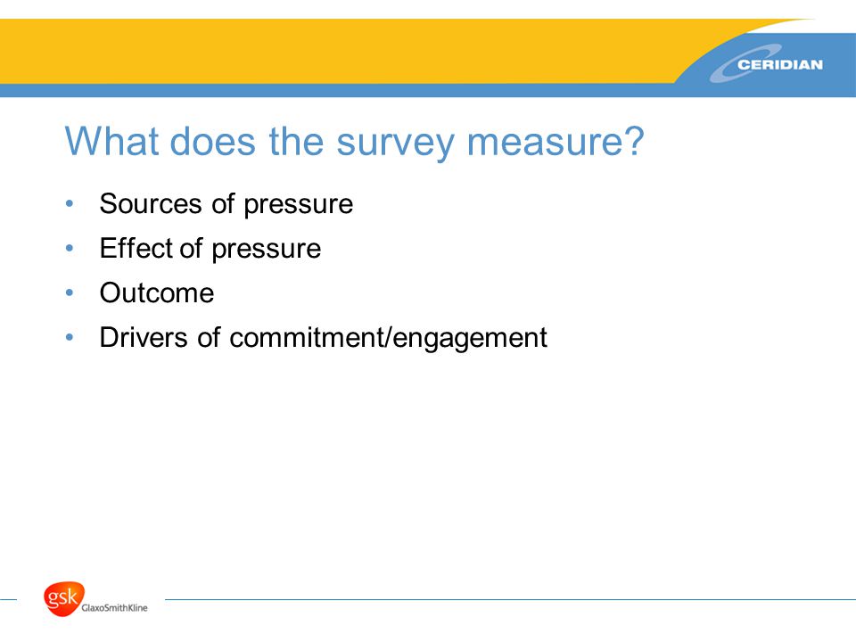 What does the survey measure.