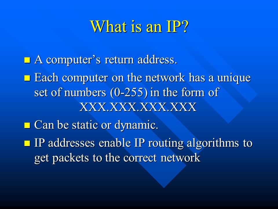 mobile ip overview standard ip standard ip evolution of mobile ip it works return address