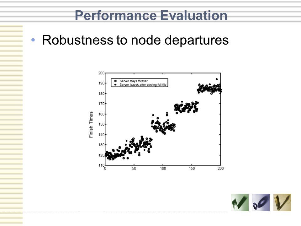 Robustness to node departures