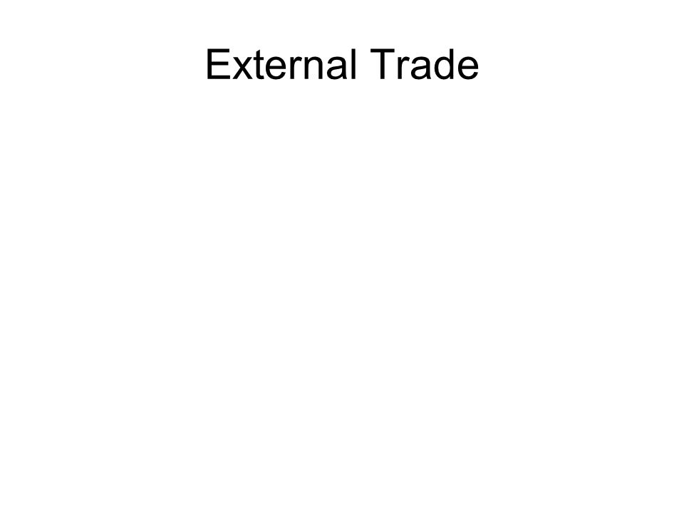 External Trade