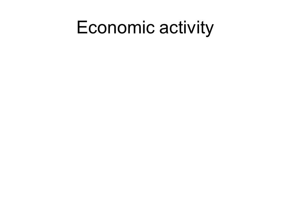 Economic activity