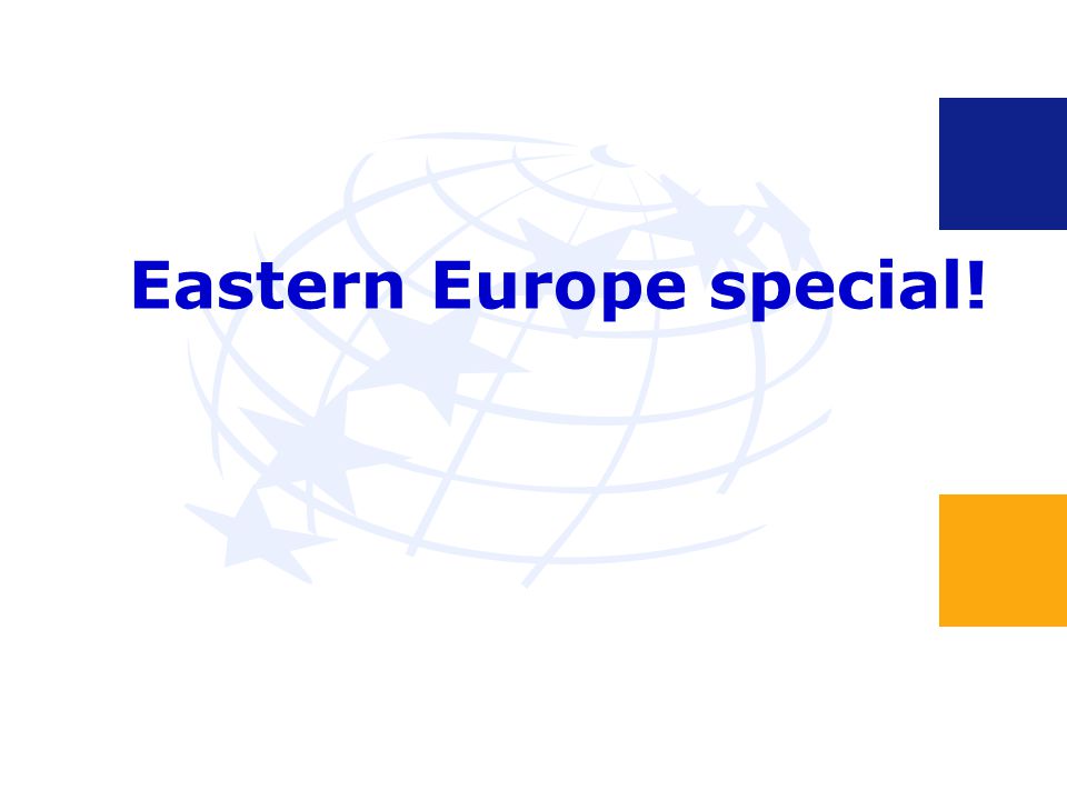 Eastern Europe special!