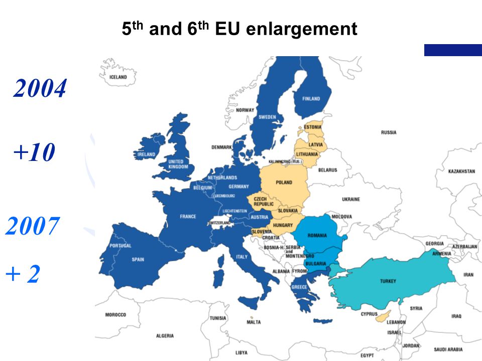 5 th and 6 th EU enlargement