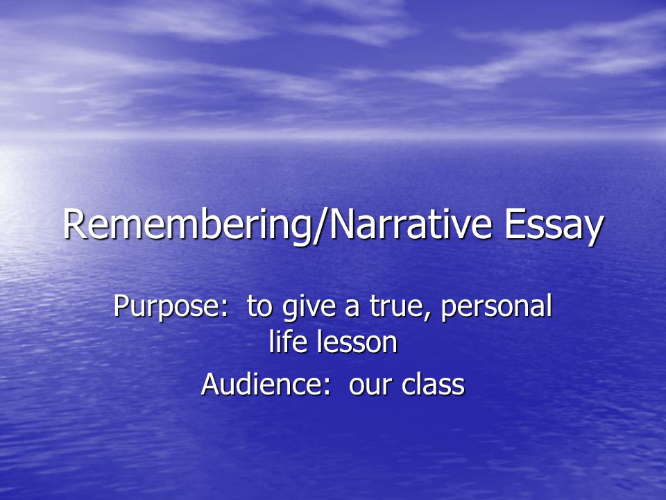 Examples Of Discriptive Essay