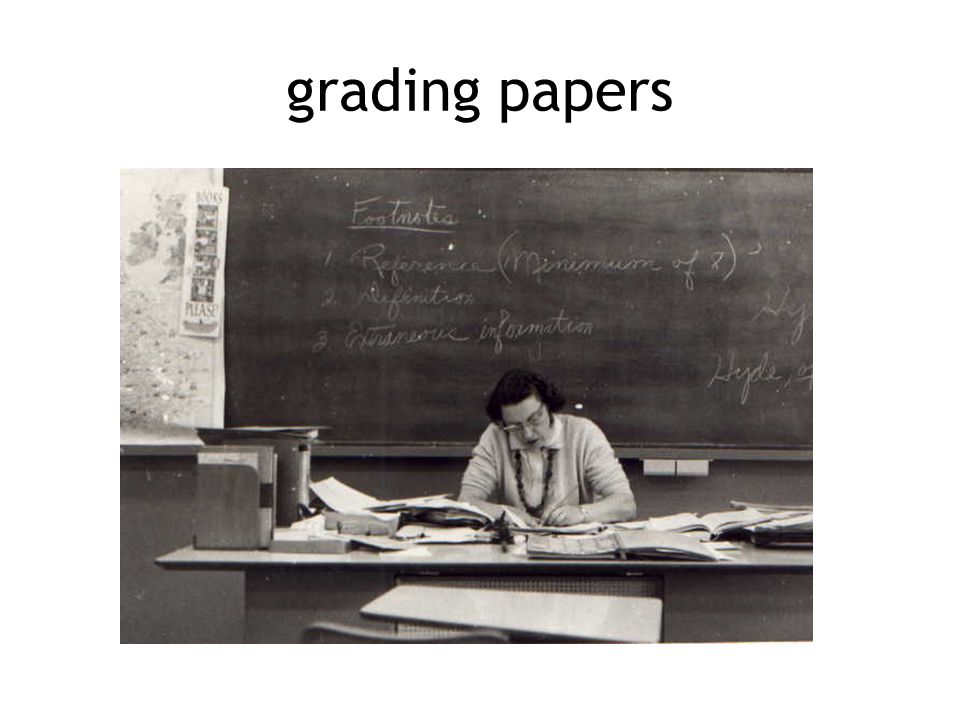 grading papers