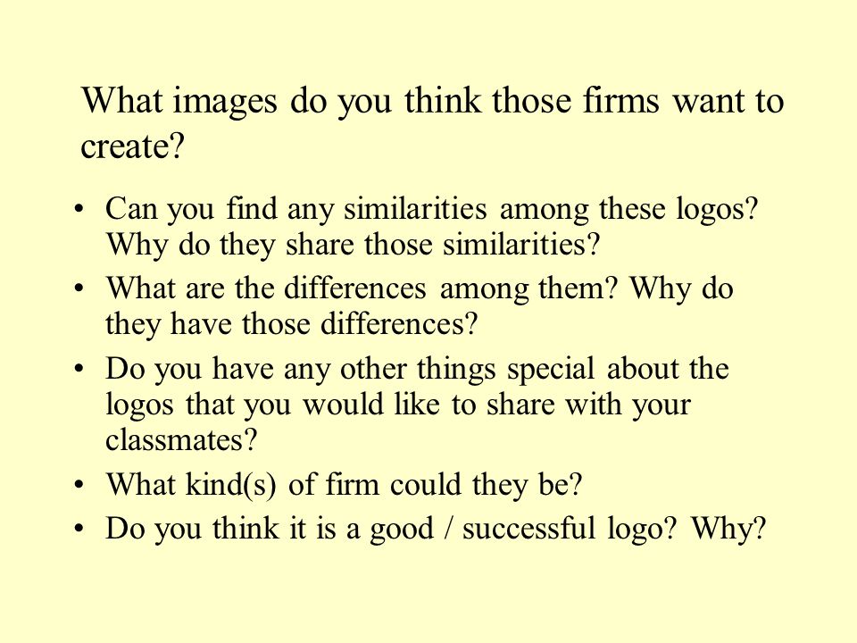 What images do you think those firms want to create.