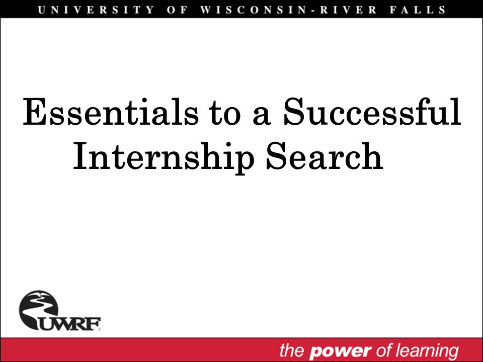 Essentials to a Successful Internship Search