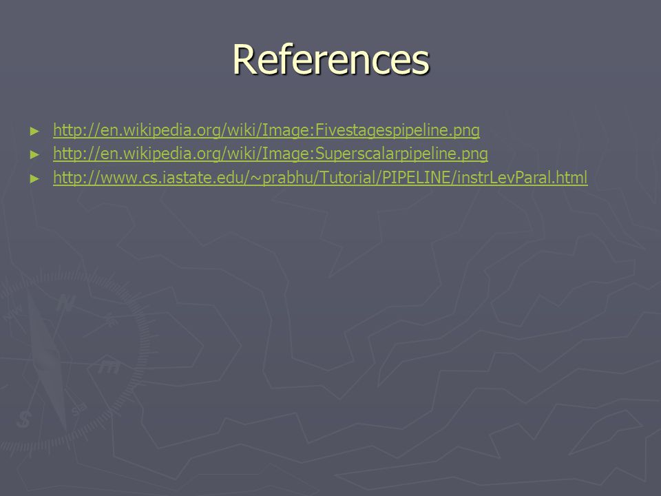 References ► ►     ► ►     ► ►