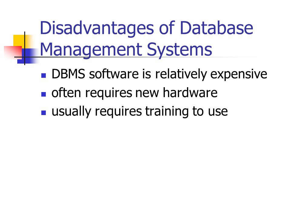 disadvantages of database management system Database Software File Management Systems Database Management ... disadvantages of database management system Database Software File Management Systems Database Management ...