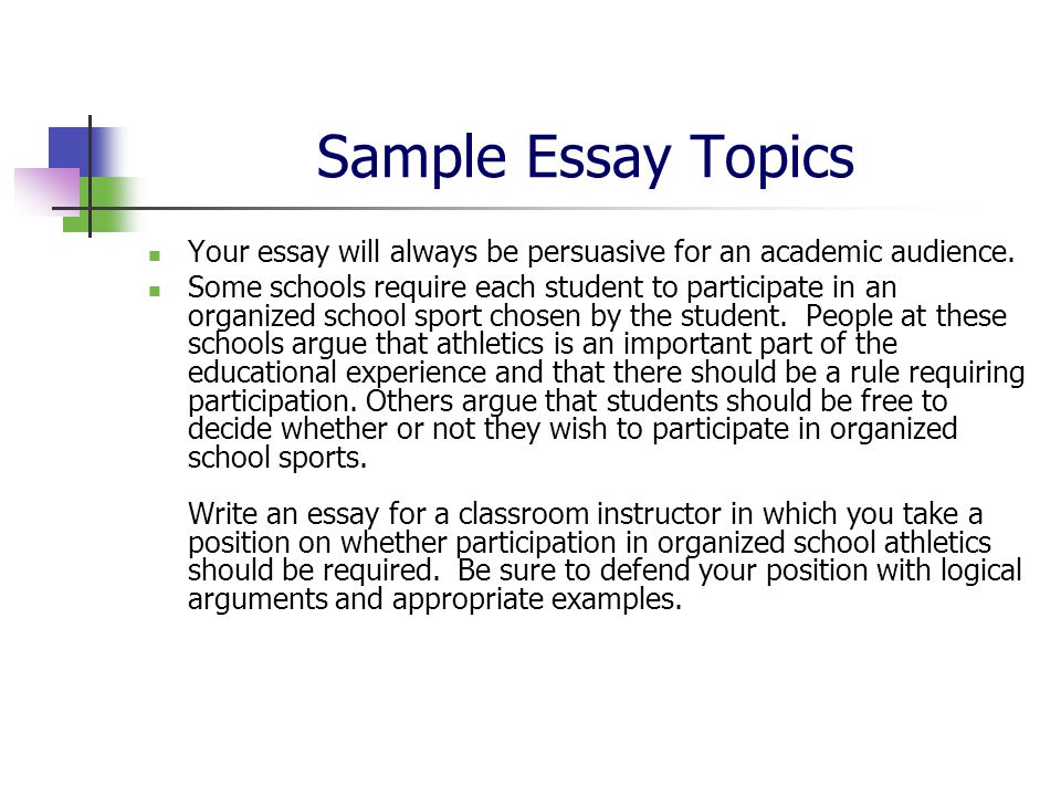 Sample Of Analytical Essay