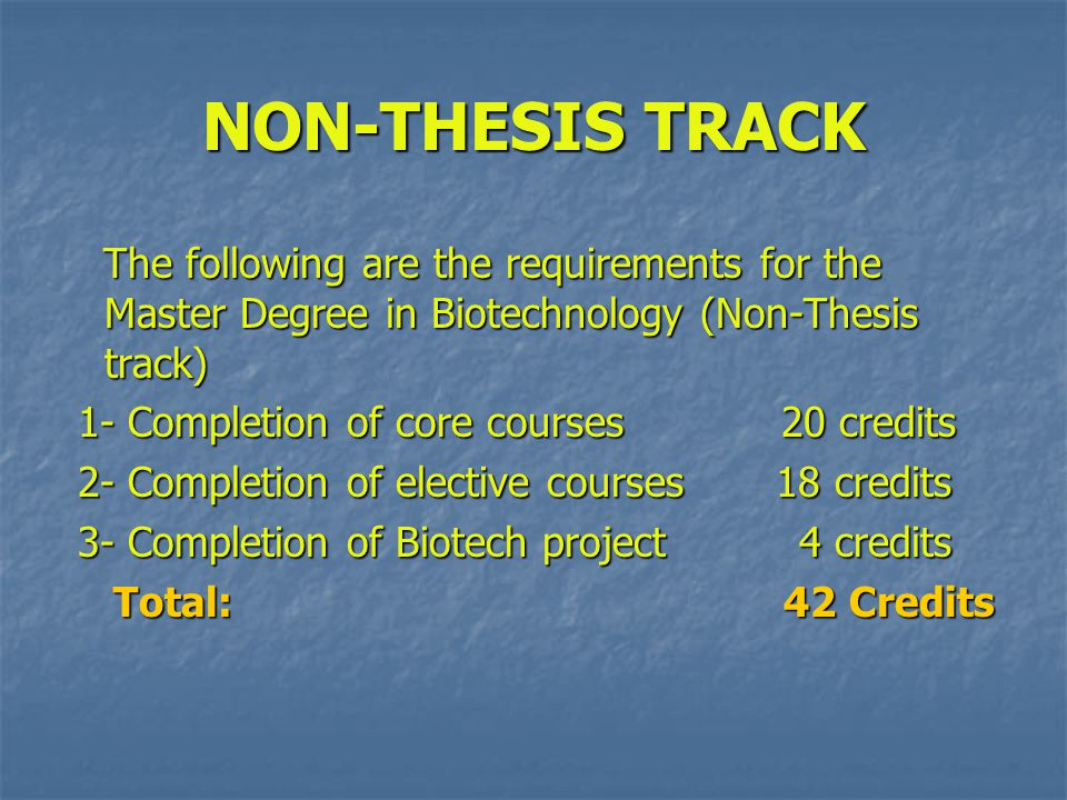 thesis vs non thesis master degree thesis vs non thesis master degree