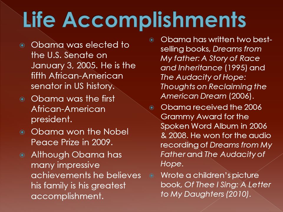  Obama was elected to the U.S. Senate on January 3,