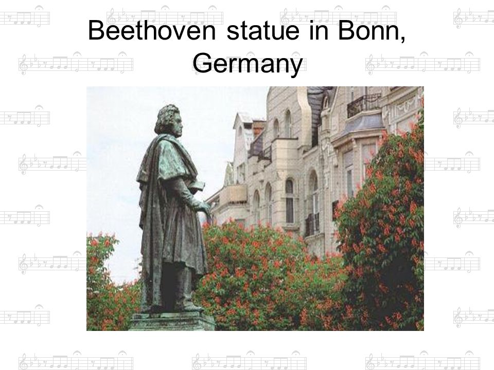 Beethoven statue in Bonn, Germany