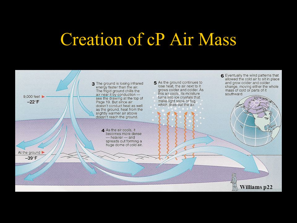 Creation of cP Air Mass Williams p22