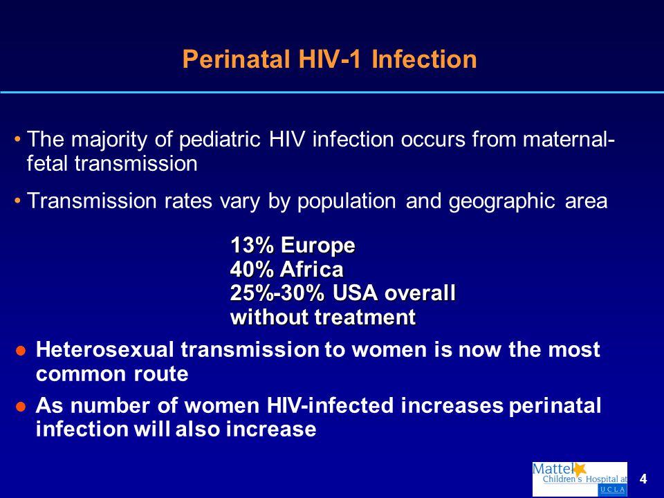 Perinatal hiv transmission