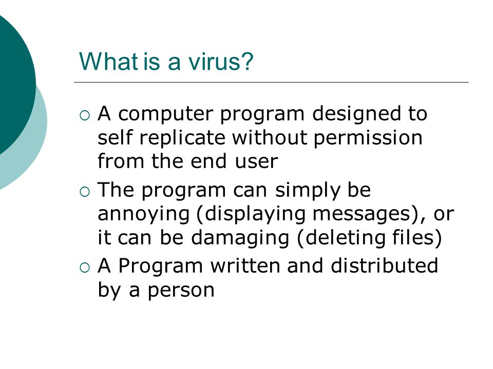 What is a virus.