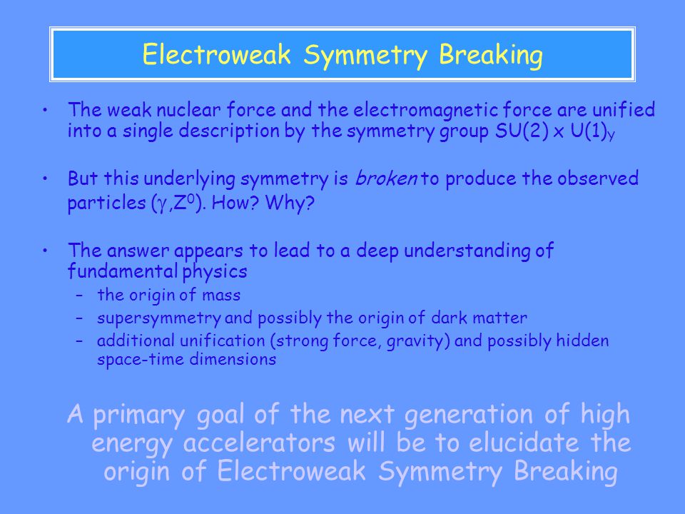 nuclear force,oil field electroweak symmetry breaking the weak nuclear force and