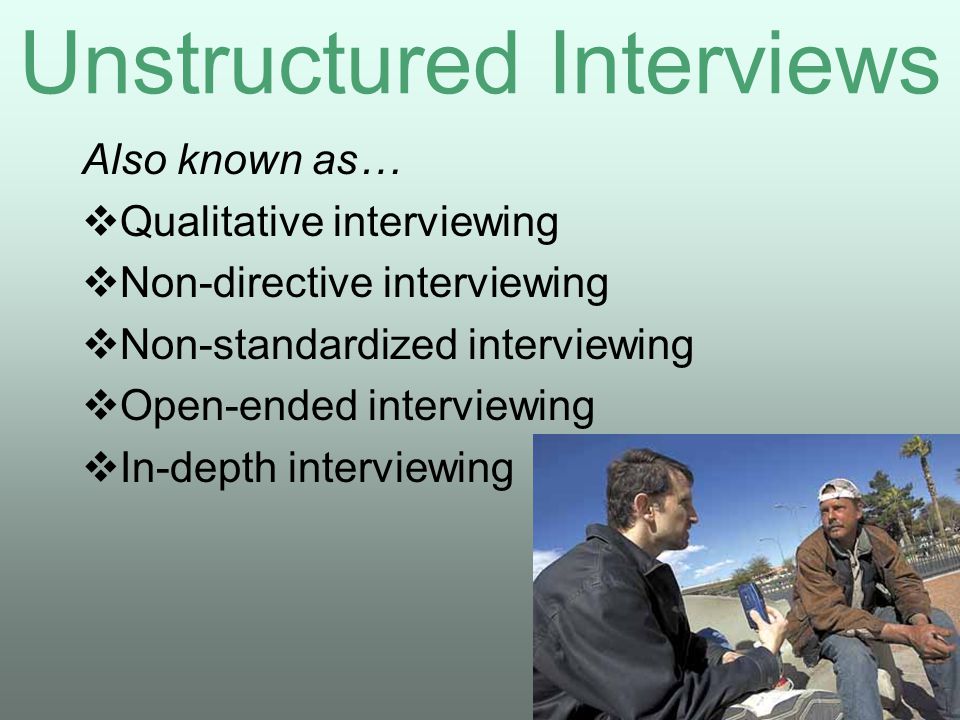 indepth interviewing