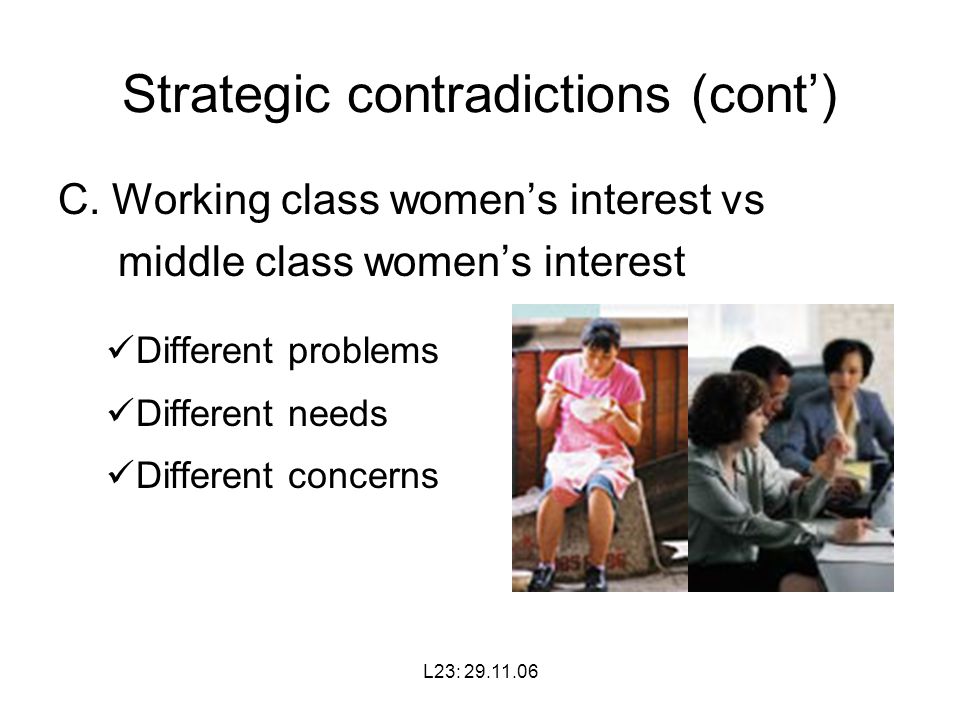 L23: Strategic contradictions (cont’) C.