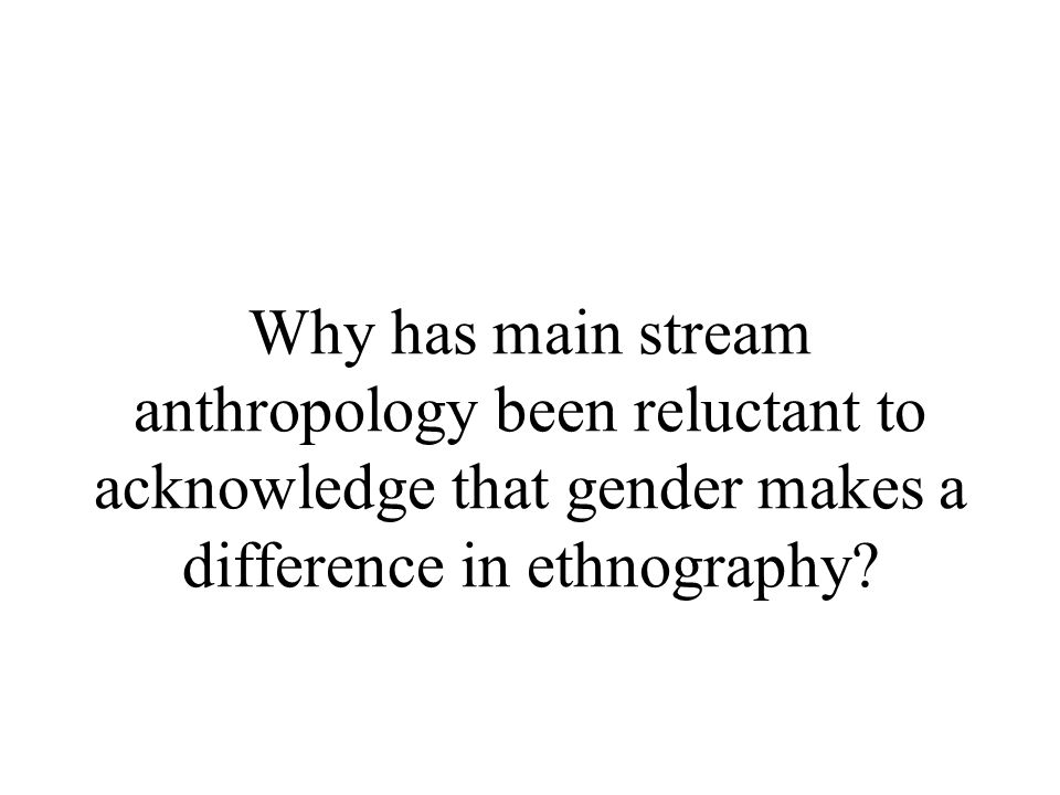 What is the relationship between feminism and anthropology.