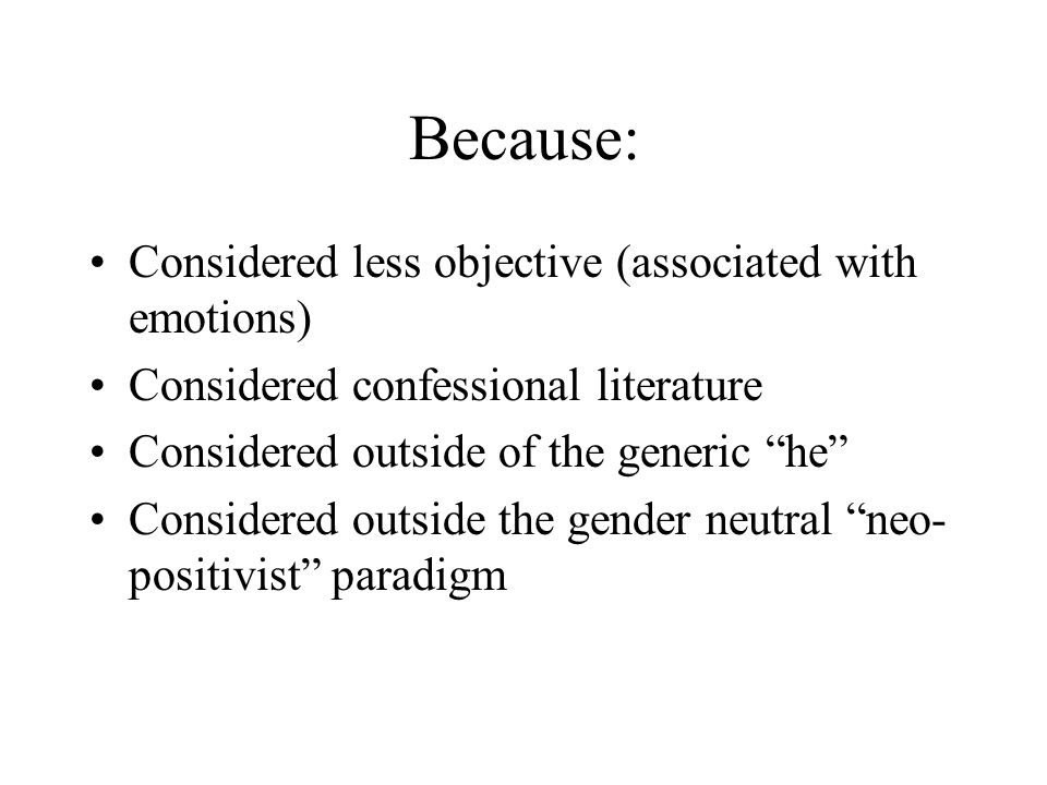 Why has main stream anthropology been reluctant to acknowledge that gender makes a difference in ethnography