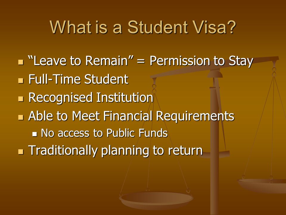 What is a Student Visa.