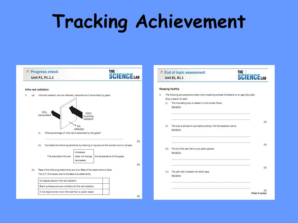 Tracking Achievement
