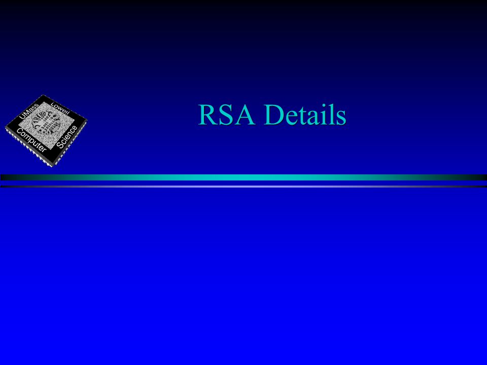 RSA Details