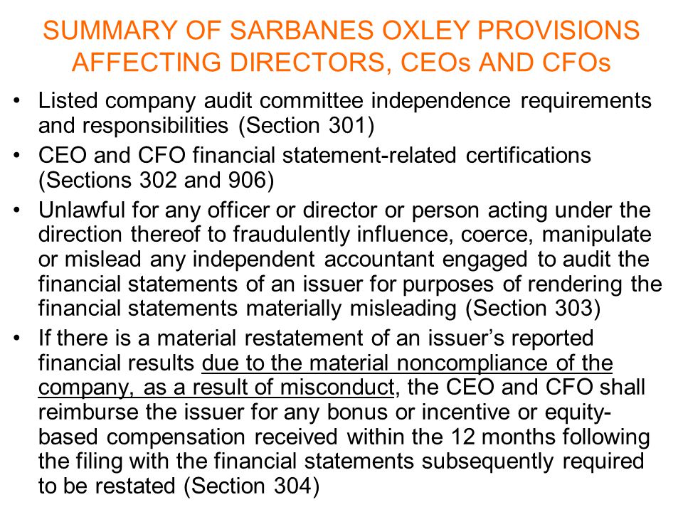 effects of sarbanes oxley act Pace university digitalcommons@pace honors college theses pforzheimer honors college 9-1-2007 the impact of sarbanes oxley act 2002 on small firms. effects of sarbanes oxley act Pace university digitalcommons@pace honors college theses pforzheimer honors college 9-1-2007 the impact of sarbanes oxley act 2002 on small firms.