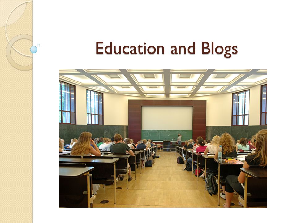 Education and Blogs