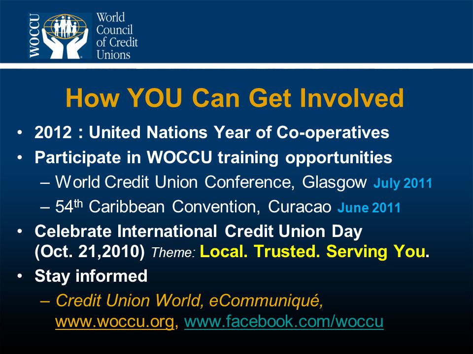melvin edwards ex officio world council of credit unions improving united nation credit union