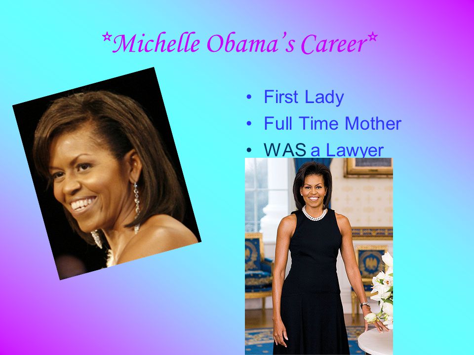 *Michelle Obama’s Career* First Lady Full Time Mother WAS a Lawyer