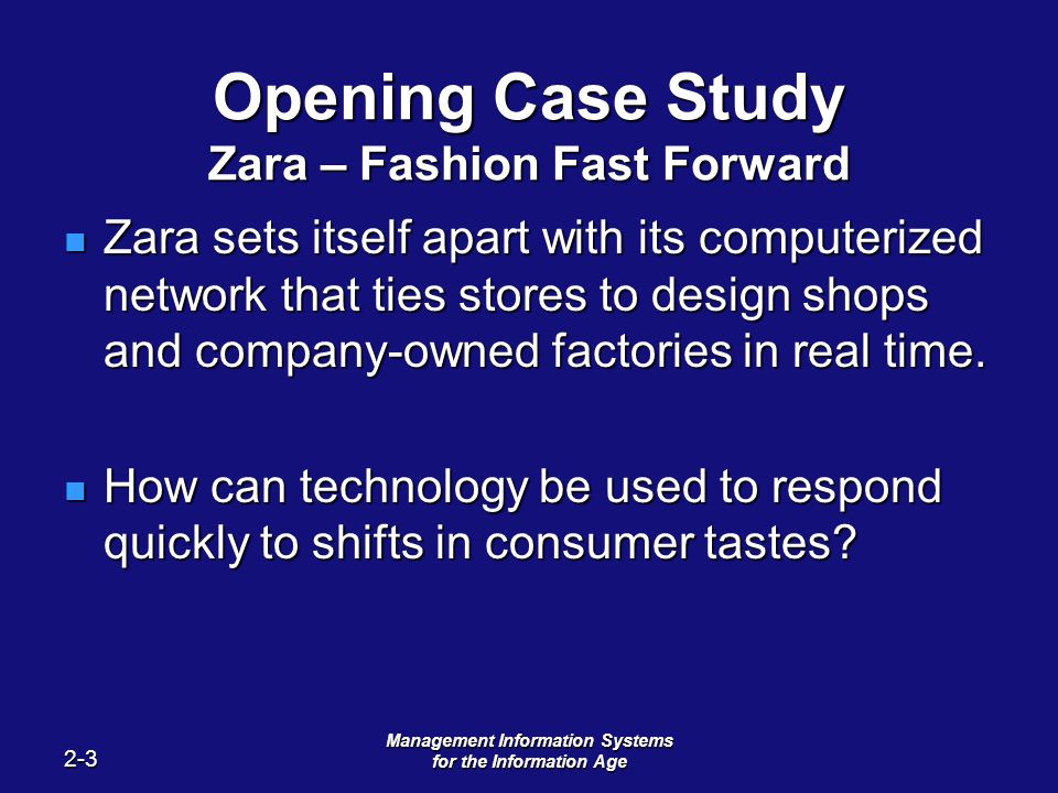 it for fast fashion case study it for fast fashion case study