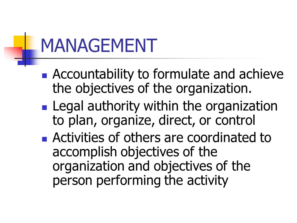 management and leadership presentation