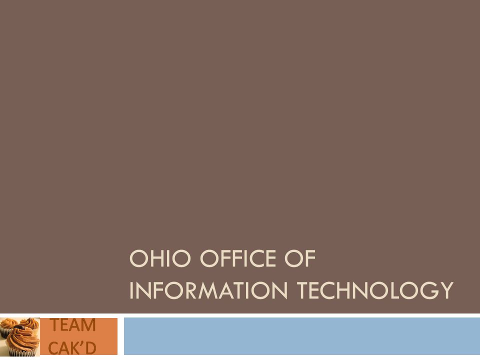 OHIO OFFICE OF INFORMATION TECHNOLOGY