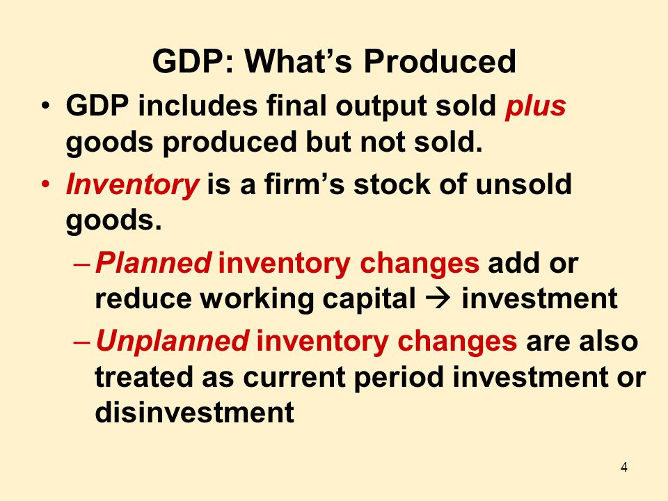 what is not included in gdp