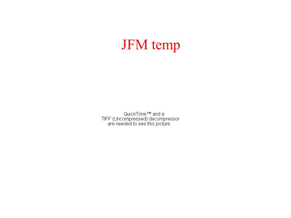 JFM temp
