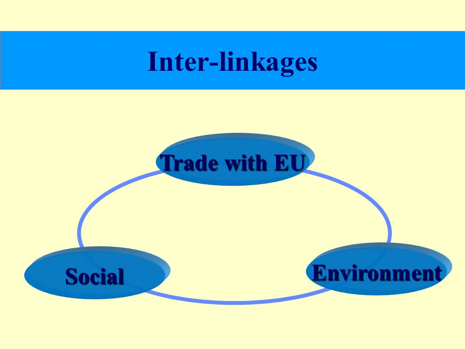 Inter-linkages Trade with EU Environment Social