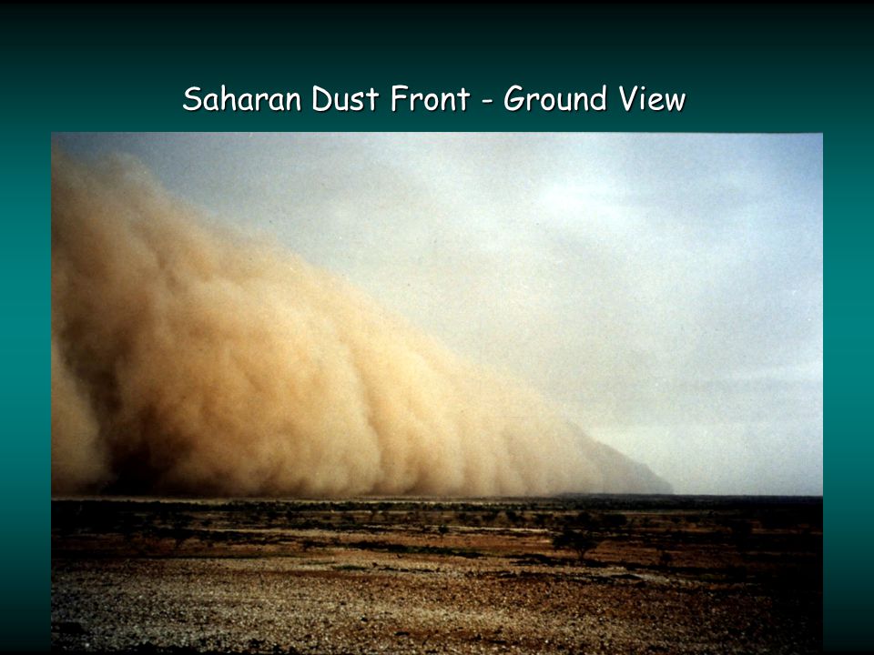 Saharan Dust Front - Ground View