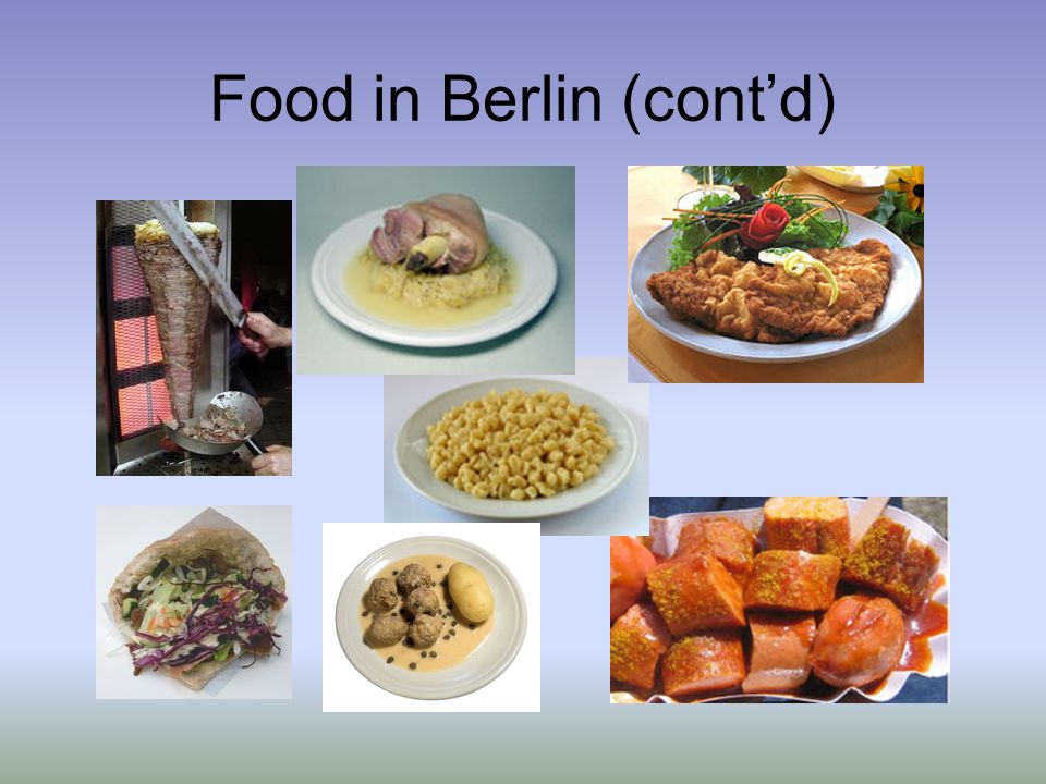 Food in Berlin (cont’d)