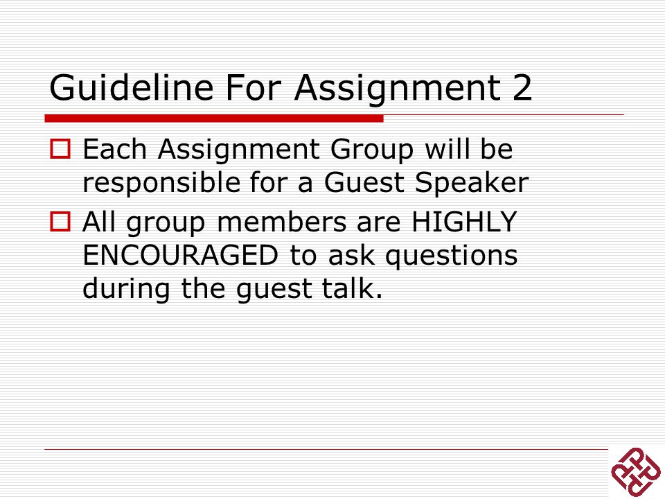 Assignment Group