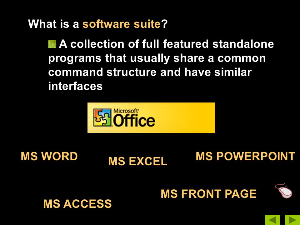 What is a software suite.