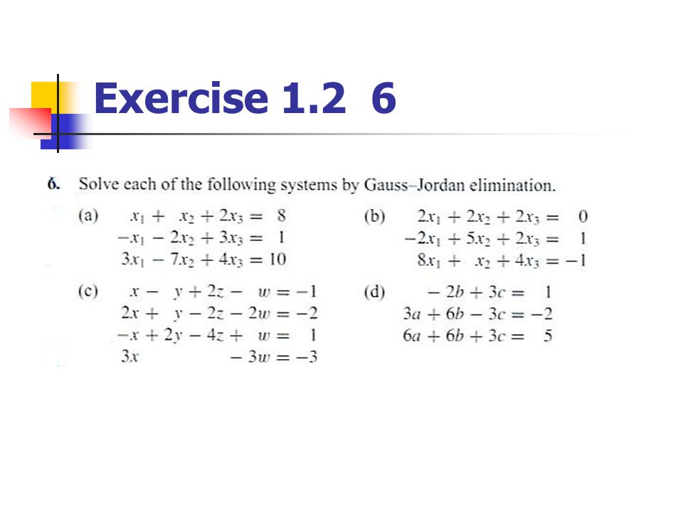 Exercise 1.2 6